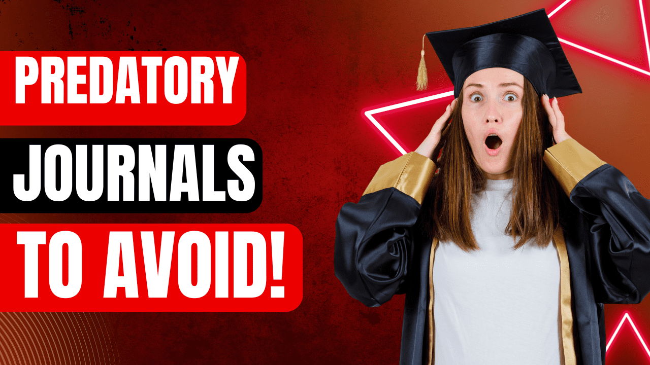 A warning sign over a predatory journal website, a trap for PhD scholars in India